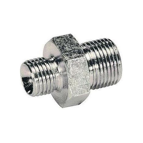NIPLES RACCORDO ZINCATO RAPIDO CONICO RIDOTTO OLEODINAMICO VARIE MISURE 28202V 1/2"-1/4" (28204) (1/4)