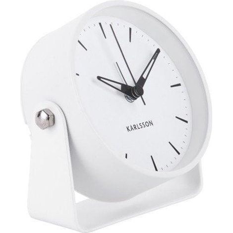 Karlsson Calm despertador negro diseño metal compacto (1/3)