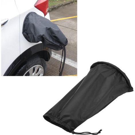 Wasserdichte magnetische Autoladeabdeckung, schwarz (AP10099) (1/5)