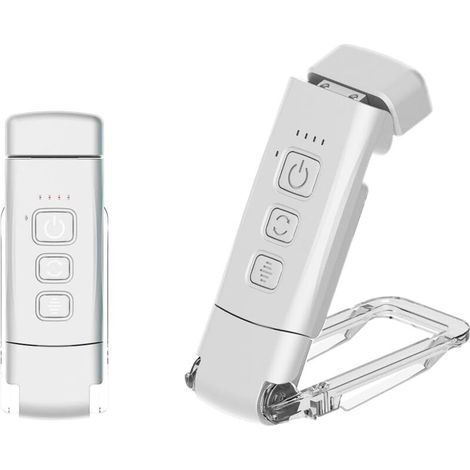 Mini lampe de lecture à pince pour protection des yeux, portable, légère et rechargeable, lampe de lecture flexible avec 3 couleurs de lumière, adaptée pour lire la nuit au lit (1/5)