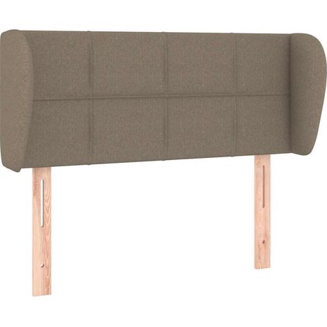 Maison Exclusive - Cabecero de tela gris taupe 93x23x78/88 cm (1/5)