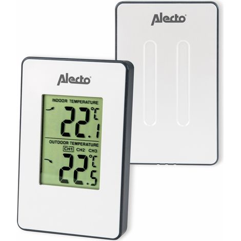 Alecto Wetterstation mit Funksensor weiß (1/5)