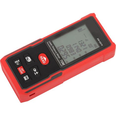 Télémètre Laser Portable Infrarouge Mesure Rapide Précis Jauge 630 à 670 nm 70 m / 229,7 pieds (1/5)