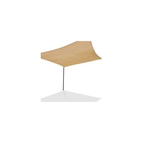 Voile d'ombrage rectangulaire 2x4 M sable (1/5)