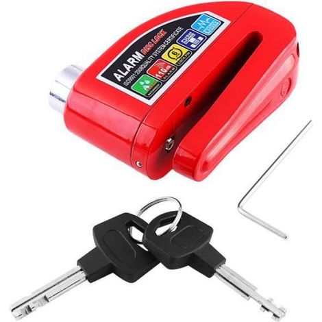 Antivol Moto Alarme Moto Bloque Disque Son d'Alarme pour Moto-Vélo-Scooter -WAN (1/4)