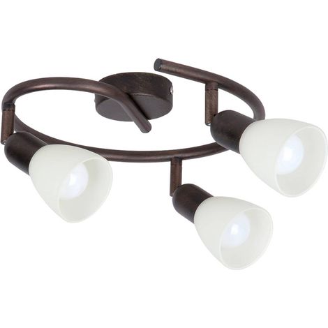 Plafoniera Rabalux Soma 3xE14 bronzo antico 27cm (1/5)