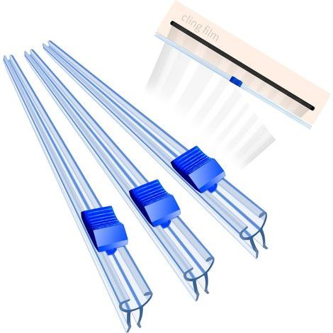Distributeur Film Alimentaire Coupe-papier - 33cm/38cm Dérouleur Coupe-Film Plastique, Film Plastique avec Coupe-Glissière, Derouleur Film Alimentaire, pour Cuisine à Domicile (1/5)
