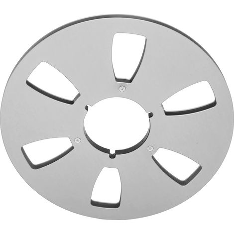 Bobine Universelle en Alliage d'Aluminium 1/4 Pouce pour Enregistreur à Ruban - 10,5 Pouces, 6 Trous (1/5)