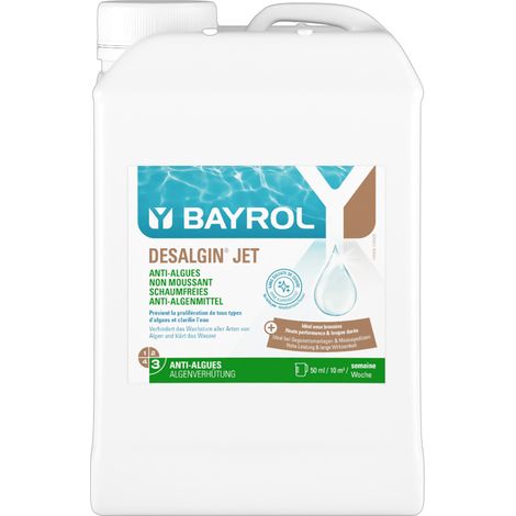 Desalgin Jet - Bidon de 3L (Anti-algues piscine formule non moussante) - Bayrol