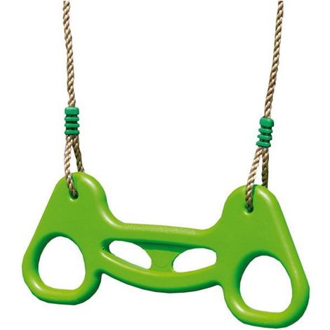 Anelli a Trapezio con corde in Plastica - Aggiuntivi per Altalena da Giardino