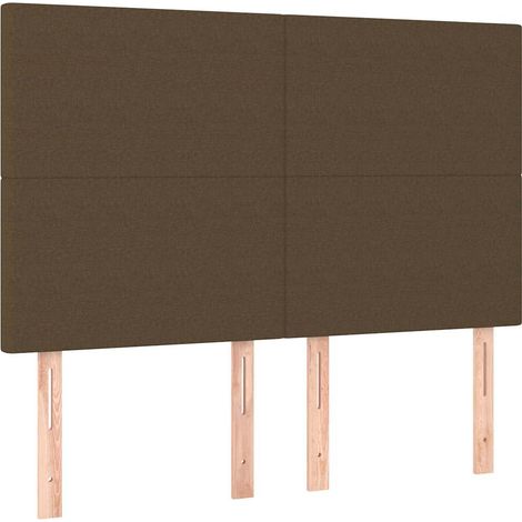 Maison Exclusive - Cabecero de cama marrón oscuro 144x5x118/128 c (1/5)