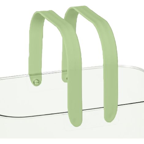 corbeille à fruits de luxe à porter à la main, seau à fruits pour la maison, plateau transparent tendance pour le salon, coupe à vin, assiette à apéritif, assiette à fruits secs, vert (1/5)