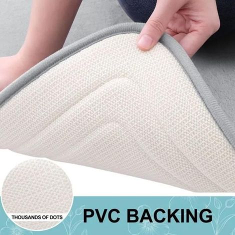 Tapis De Bain - Mousse A Memoire De Forme - 24 X 16 Cm - Pour Salle De Bain - 1 Unite (1/5)