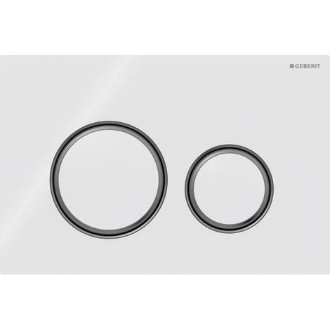 Geberit Sigma50 plaques de déclenchement, pour rinçage à 2