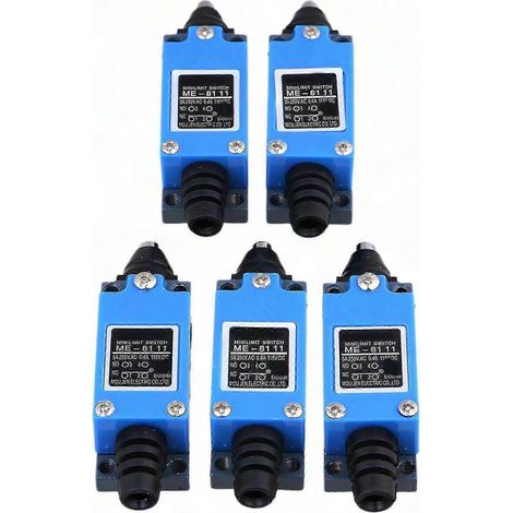 ME-8111 Hebel-Endschalter, 5 Stück, Standard-Stiftkontakt, IP6-Taster, zuverlässige Positionssteuerung für Automatisierung (1/5)