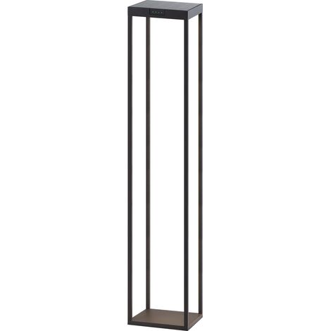 Borne solaire RADIA Noir Aluminium H110cm (1/2)