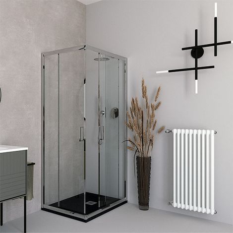 Radiatore tubolare acqua calda 13 elementi - HxL 892x585mm - 826Watts - 826 Watt - COMBY/2/900/13