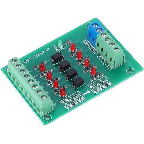 4-Kanal-Optokoppler-Isolationsmodul SPS-Signal-Spannungswandlerplatine DST1R8PN