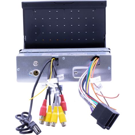 Autoradio GPS 16+1 Go Écran Télescopique Navigation Système Compatible Android 9.0 Lecteur Multimédia Voiture (1/5)