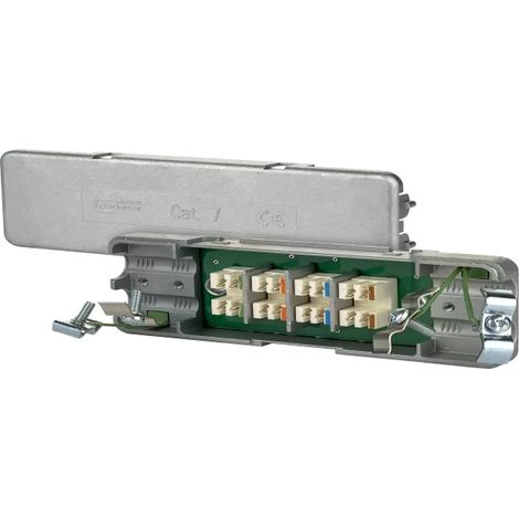 Metz Connect 130863-E Verteiler-Box flexibel: - starr: 0.128-0.325 mm² Polzahl: 8 1 St. Silber (1/4)