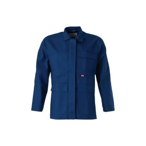 Langjacke 4Safety, marine, Gr. 60, 75/24/1% BW/PL/Karbon, ca. 360 g/m² (1/2)