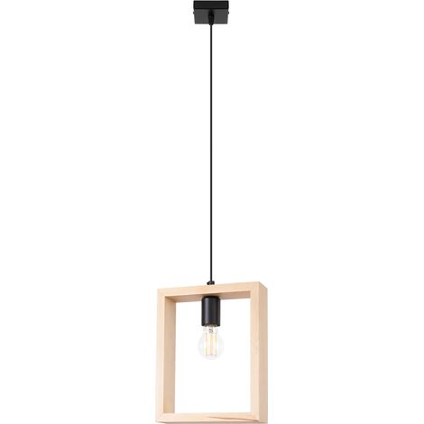 Pendant lamp ARIES natural wood (1/5)