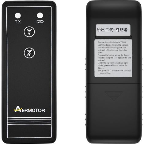 Outil de Réinitialisation TPMS V2, Réinitialisateur Capteur Pression Pneu, Instrument Réglage Système Surveillance Pneus, Compatible Multi-Marques Automobiles (Avant 2017), Tension 9V (1/5)