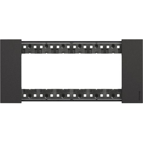 BTicino Living NOW Placca nera 6 moduli - KA4806KG