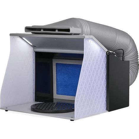 Cabine de peinture, ventilation forte, filtration efficace, Or (1/2)