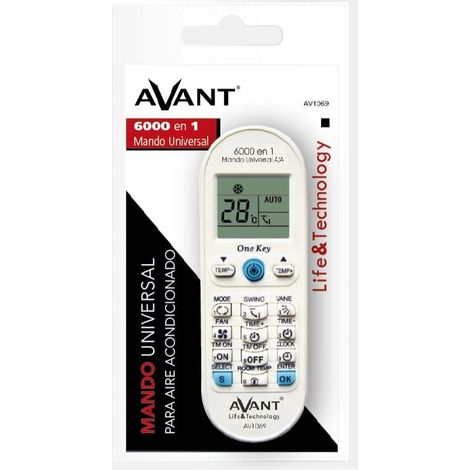 Mando Universal Aire Acondicionado Mando AVANT Connect Mando a Distancia Aire Acondicionado