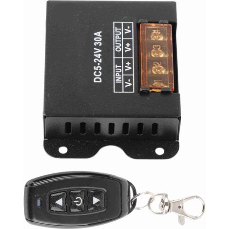 LED-Einzelfarben-Dimmer-Controller mit 3 Tasten, kabelloser Funkfernbedienung mit hoher Leistung (1/5)