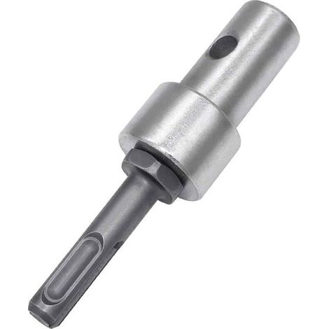 Adaptateur de perceuse électrique à tarière de Jardin pour perceuse Filaire et perceuse sans Fil, SDS Plus Filetage sans clé Mandrin Adaptateur à Tige Ronde pour visseuse à Percussion (1/5)