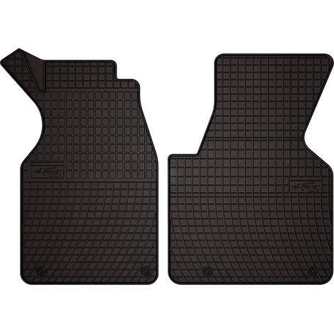 Alfombrillas de goma para Volkswagen Transporter T4 furgoneta (1992-2003) - negras, montadas (1/5)