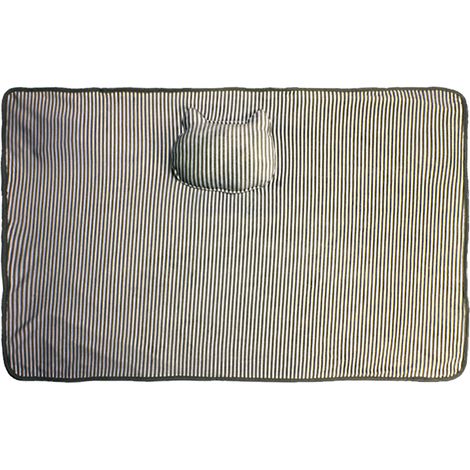 Couverture chauffante USB pour genoux (11572cm) Chauffe-pieds chauffant en flanelle Chauffe-corps Châle Couverture électrique, (gris) (1/5)