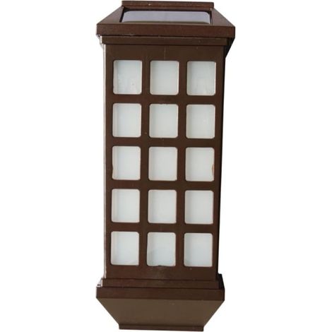 Solar-Wandleuchte für den Außenbereich, längliche Solar-Wandleuchte im Fensterstil (1/5)