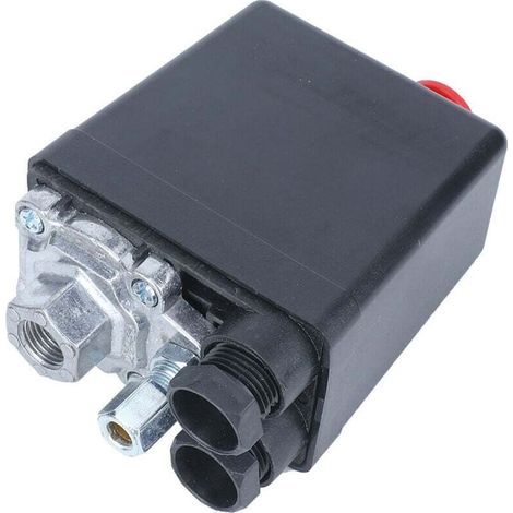 Druckschalter-Steuerventil für Luftkompressoren, einlochig, 0,5–1,2 MPa, 220 V, G1/4"