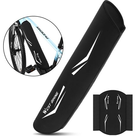 Couvercle de batterie de vélo électrique, protection anti-poussière pour cadre de vélo électrique, protecteur réfléchissant, accessoire d'équitation (1/5)