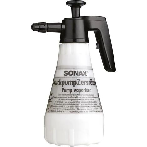 Pulvérisateur sonax drukpompverstuiver résistant solvants 1.5l