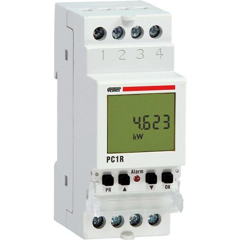 Centrale de Gestion des Charges Relais de Contrôle Anti Blackout 1 Charge Non Prioritaire Contrôlable Vemer VE475000 PC1R (1/3)