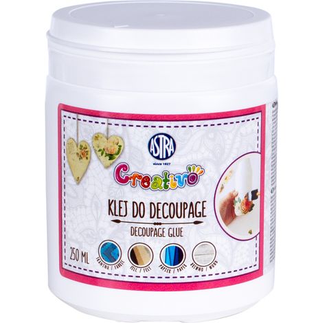 Colla vinilica Astra per scrapbooking, decoupage e progetti creativi, 250 ml