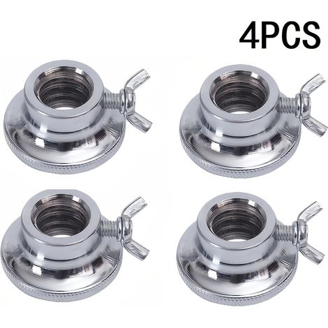 4pcs Set of Barbell Clamps, Quick-release Locking Barbell Fasteners, Anti-slip Hammer Nuts, 25mm Rotating Locks, Screw Clamps for Fitness and Weightlifting Training (1/5)