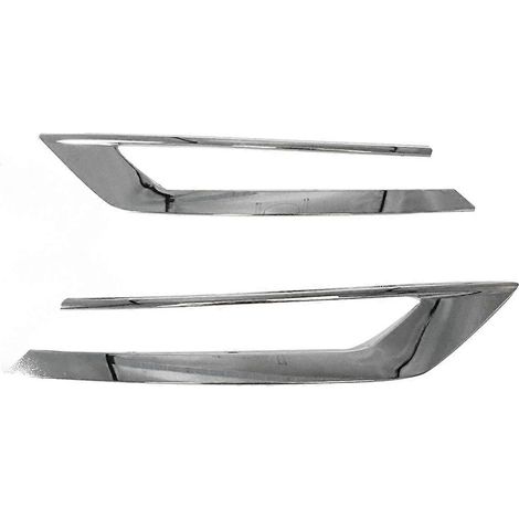 1 paire de baguettes chromées de garniture inférieure de pare-chocs avant pour voiture XC90 2019-2022 31663539 31663540 (1/4)