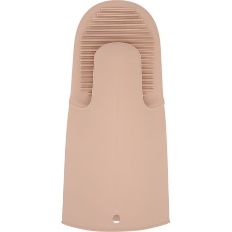 Gants résistants à la chaleur en silicone pour épilation et cuisine (Rose) (1/5)