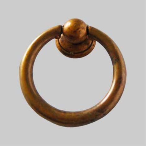 Maniglia per mobili '09202' 33x39 mm - ottone antico METAL GROUP (1/2)