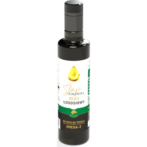 Lachsöl 250 ml Omega 3 SupAnimal Kaltgepresst Immunität und Knochen PSA (1/5)
