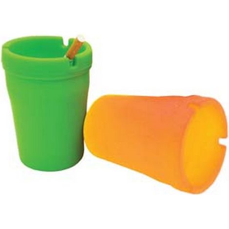 12PZ POSACENERE PLASTICA - cm.7,5x10,5h.