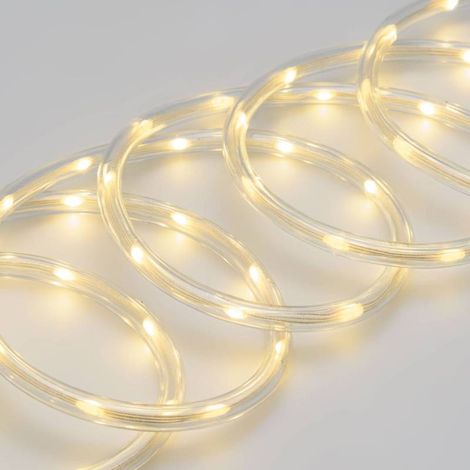 Tube lumineux 10m 8 jeux de lumière 200 LED blanc chaud 360° haute luminosité Lotti (1/5)