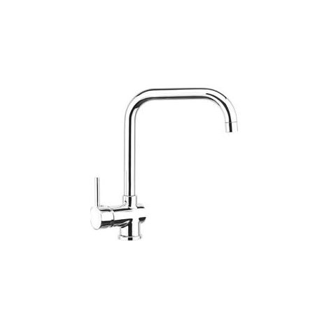 RUBINETTO MISCELATORE MONOCOMANDO LAVELLO CANNA ALTA SERIE CUCINA - 1 pezzi CROLLA