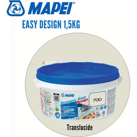 Joint époxy Mapei Kerapoxy Easy Design couleur 700 transparent 1,5 kg