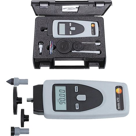 testo 0563 0470 Tachimetro Ottico, Meccanico 1 - 19999 giri/min 1 - 99999 giri/min (1/3)